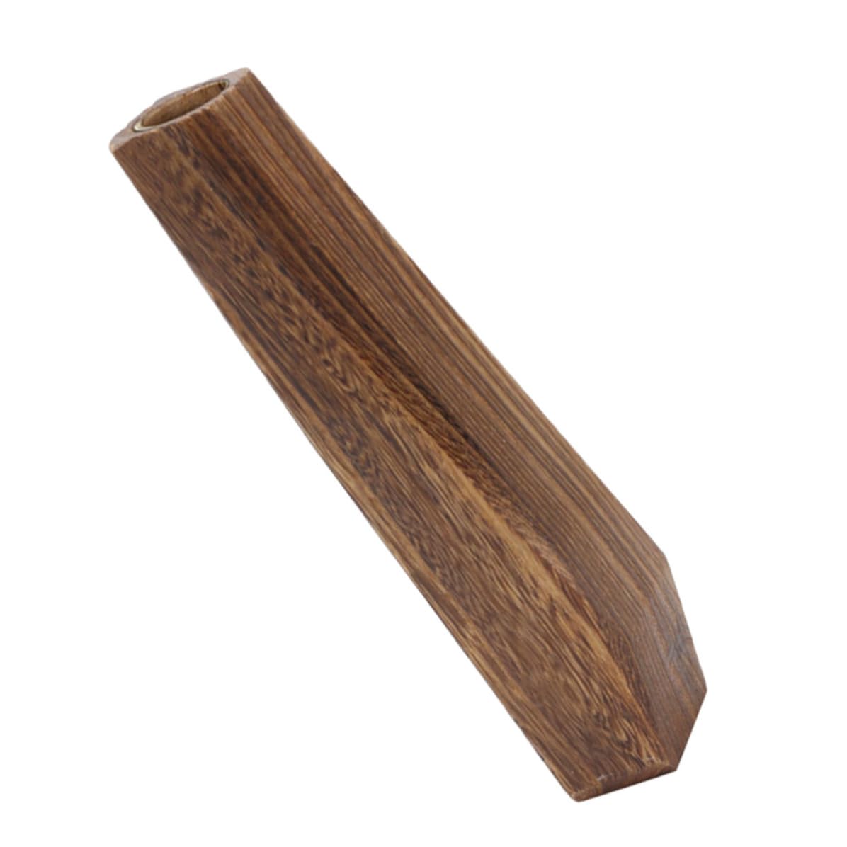 Vase en bois pour fleurs séchées au style simple et naturel