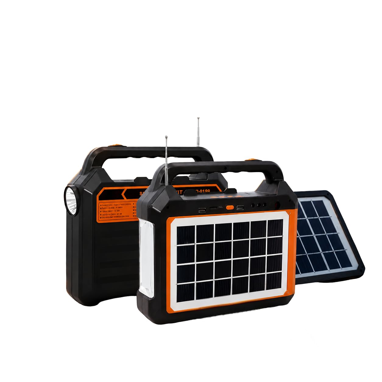Drumstone Portable Solar Generator with 3 LED Bulbs, Off Grid Solar Power Kit for Camping Emergency Outages and Outdoor Travel, Compact Handheld Lighting System and Device Charging Station-image-38