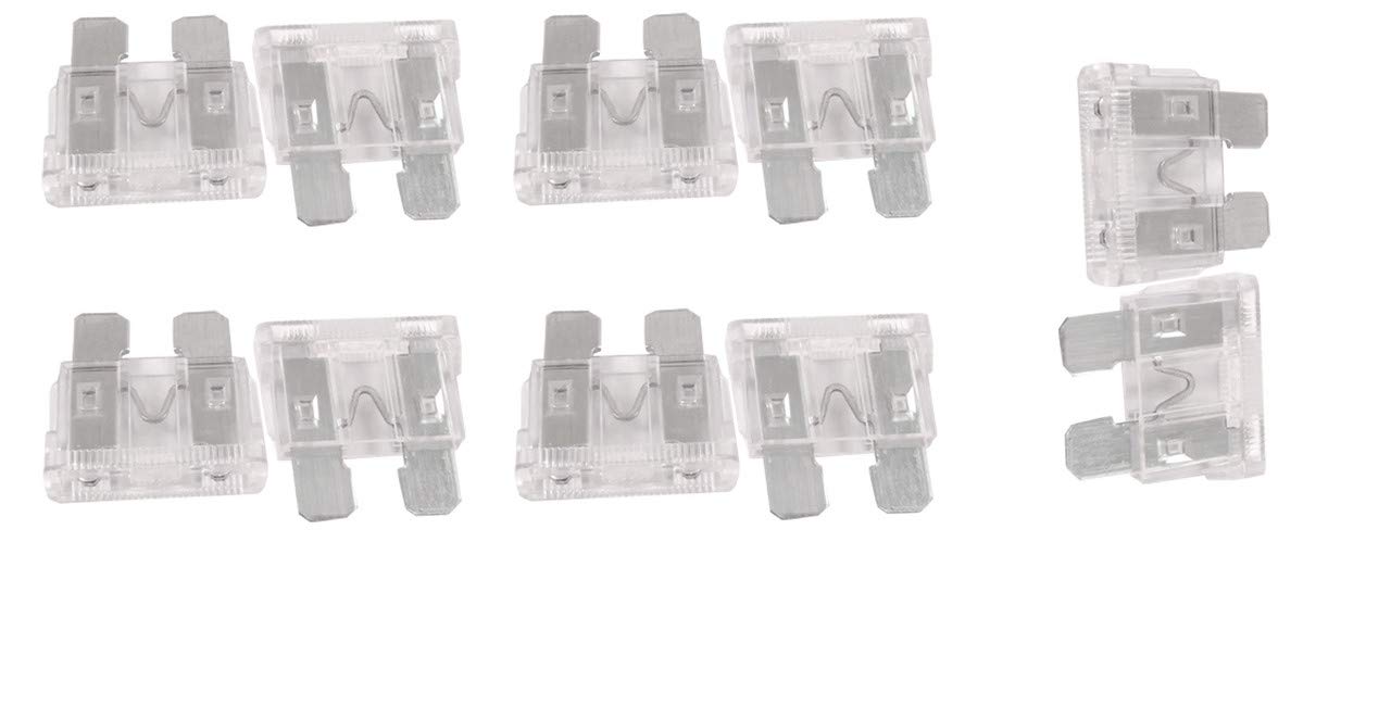 PANISTHA 10 Pieces Standard Size Blade Fuse -25 AMP(Pack of 10)-image-45