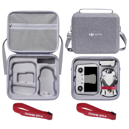 LINGHUANG Mini 3 Pro Drone Hard Carrying Case Original Storage Case with Propeller Holder Strap Kit for DJI Mini 3 Pro Mini3 Drone and 2 Batteries