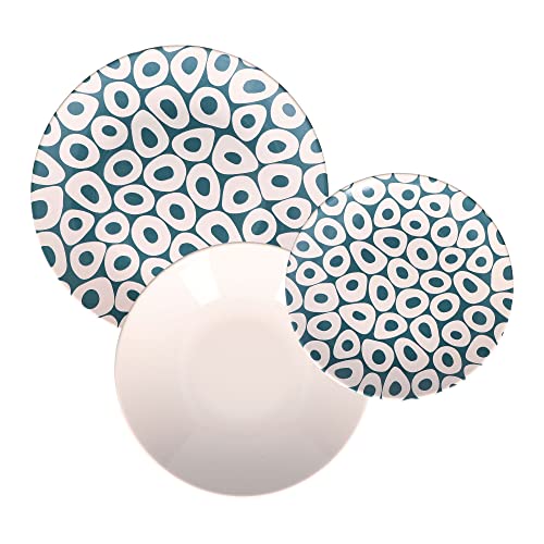 Thun Rose & Tulipani - Set 18 Piatti Sea Stones