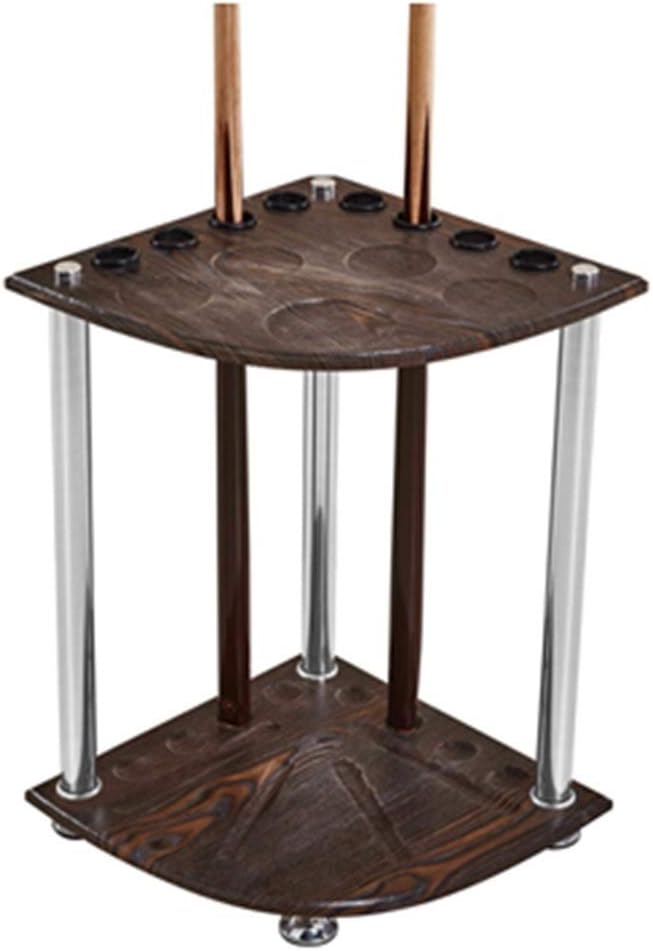Floor Stand Billiards Cue Rack Pool Accessories Billiards Stick Holder,Pool Stick Holder, Pool Cue Rack, Multifunction Floor Stand Wall Mounting Solid Wood Composite Wood Rotate Billiard Sup