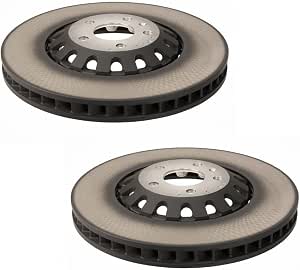 SHW Performance Smooth Lightweight Front Brake Rotors - Audi A8 Quattro 12-18 main image 1
