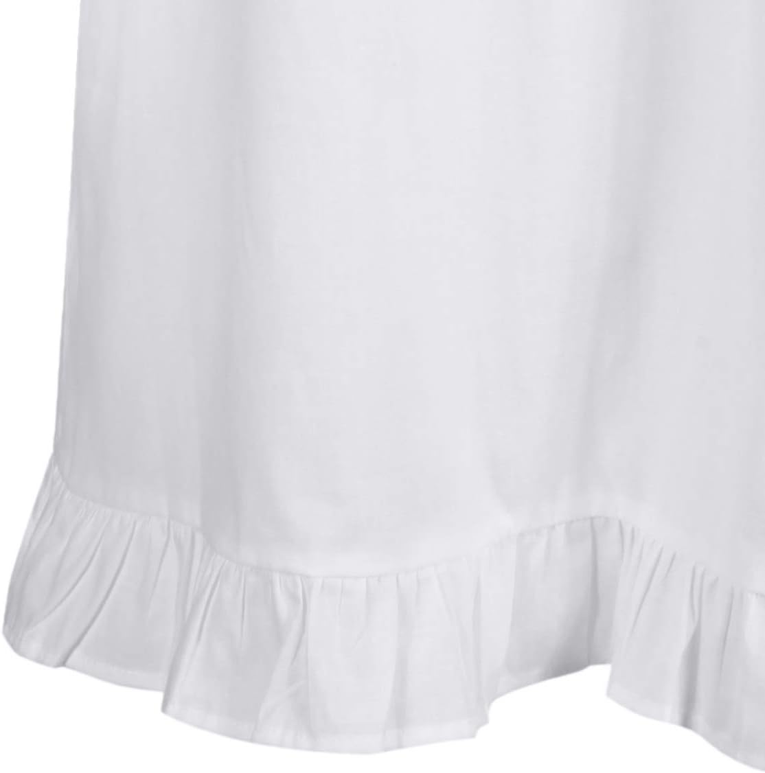 The 1 for U White Nightgown - Vintage Nightgowns for Women, Adeline 100% Cotton Gown - Image 6
