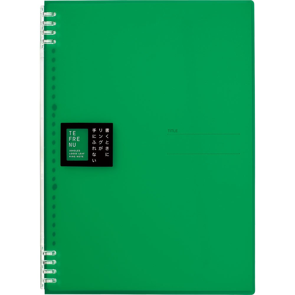 Carnet à anneaux King Jim téfline A4 vert 9856TTE pour l'organisation de bureau