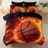 Parure de Lit: Comprend 1 housse de couette 140 x 200 cm avec fermeture à glissière et 2 taies d'oreiller 65 x 65 cm également avec fermeture à glissière. L’ensemble est doté de coutures solides pour plus de durabilité. Livré soigneusement emballé, il constitue un cadeau à la fois charmant et élégant.