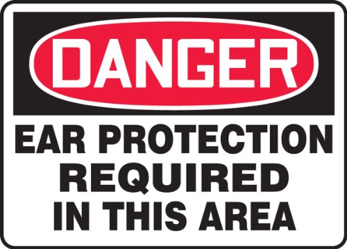 Panneau danger protection auditive en plaque aluminium de signalisation