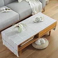 Amazon｜ティーテーブルクロス 長方形 ローテーブル用 綿麻 撥水