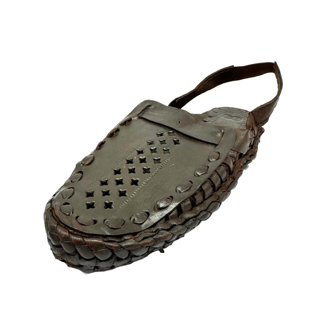 GenericOriginal Premium Leather Brown Chakla Bantu Sandal for Men