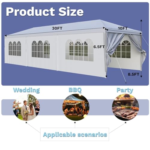 Devoko 10x30FT Wedding Tent