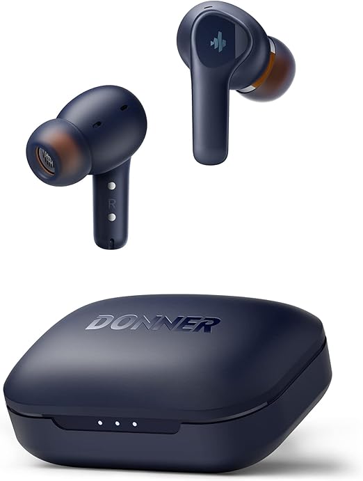 Donner Noise Cancelling Wireless Earbuds, Bluetooth 5.2 Earphones with