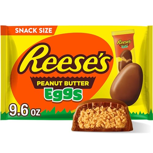 REESE'S Milk Chocolate Snack Size Peanut Butter Eggs, Easter Cand...