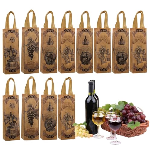 Bolsa para botellas de vino elegante y ecológica para regalos inolvidables