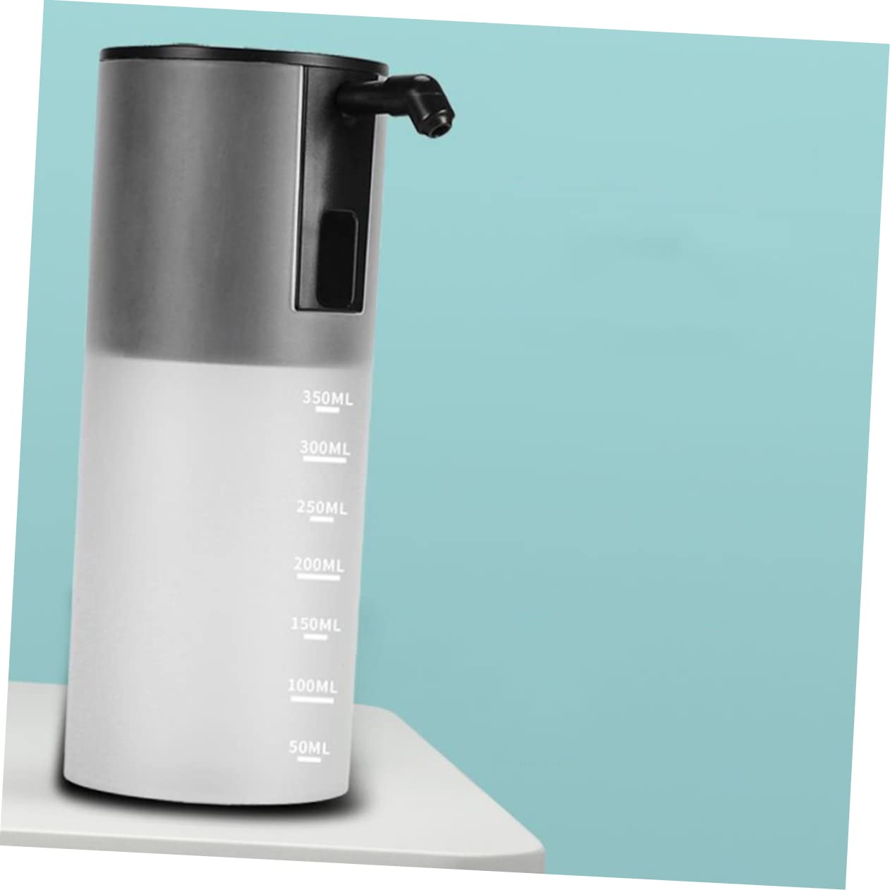 Negro Dispensador Automático de Jabón ABS PP Espumoso 350ml