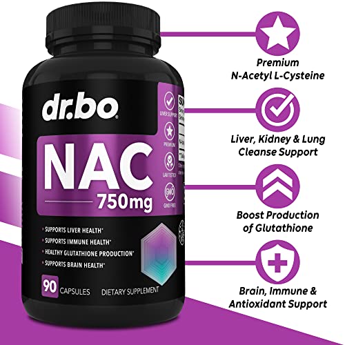 Thumbnail image for DR. BO NAC Supplement N-Acetyl Cysteine Pills 