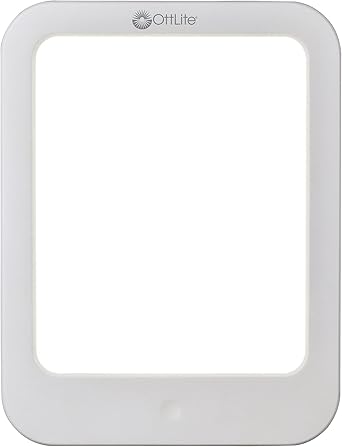 OttLite ClearSun LED Light Lamp Natural Daylight LED Light, UV-Free, 3 Touch-Controlled Brightness Levels, Sleek Space-Saving Design