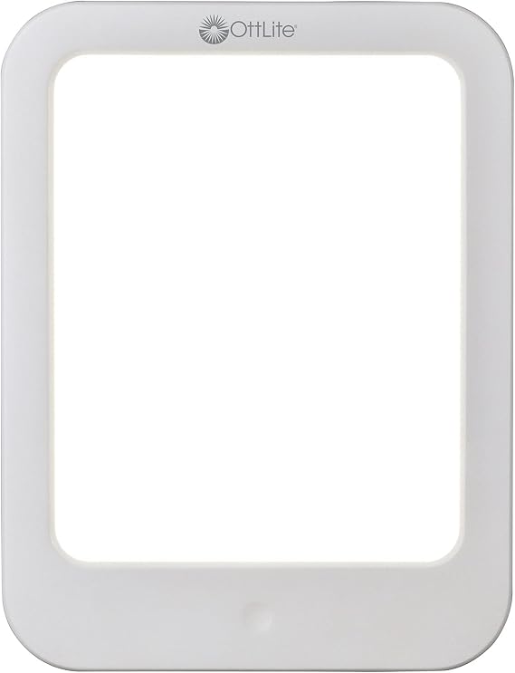 OttLite ClearSun LED Light Lamp Natural Daylight LED Light, UV-Free, 3 Touch-Controlled Brightness Levels, Sleek Space-Saving Design