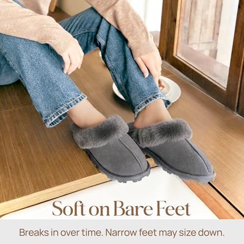 Image of WaySoft Women's 100% Genuine Australian Sheepskin Scuff Slippers
