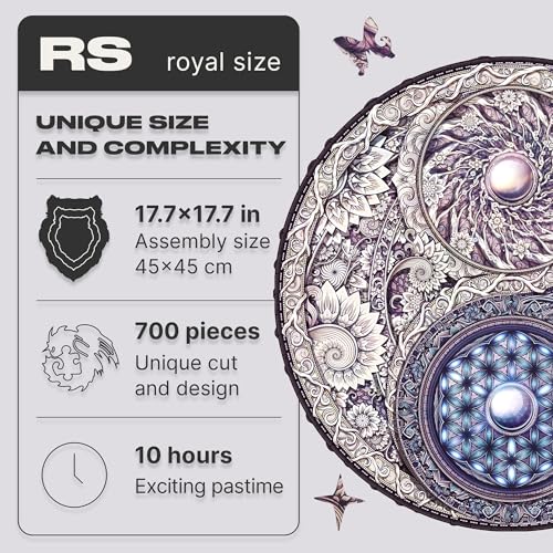 UNIDRAGON Holzpuzzle für Erwachsene - Overarching Opposites - 700 Teile – Ansicht 2