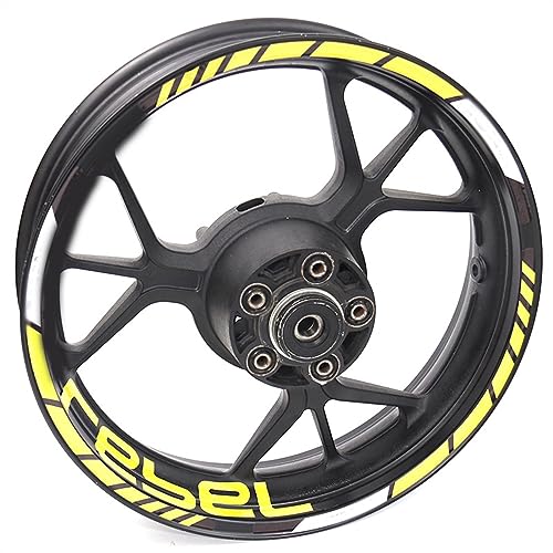 Etichetta Moto Riflettente Wheel Rim Stripe Decal