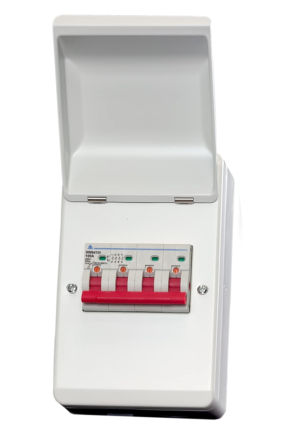 4 Pole Isolator Comes with Mini Metal Enclosure WME44100