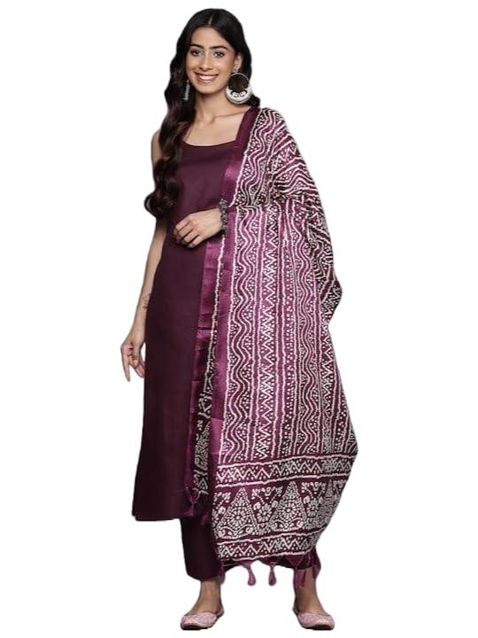 Jaanvi fashion VR-purecotton-p Set Kurta Donna