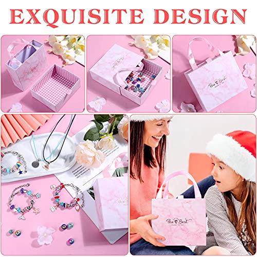 Mckanti RA0011 150 Pieces Charm Bracelet Making Kit For Girls, Charm Bracelets Jewelry Making Kit With Beads Bracelets Charms Necklace Diy Crafts Gifts Set For Teen Girls Kids Age 8-12 thumb #7