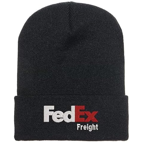 BestSyracuse FedEx Freight Embroidered Beanie Winter Hat (Black Cuff) Cover
