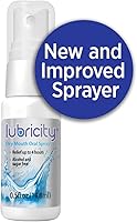 Vista 2 de Spray oral Lubricity para el alivio sintomático de la boca seca, sin sabor - 0.5 onzas, tamaño de viaje