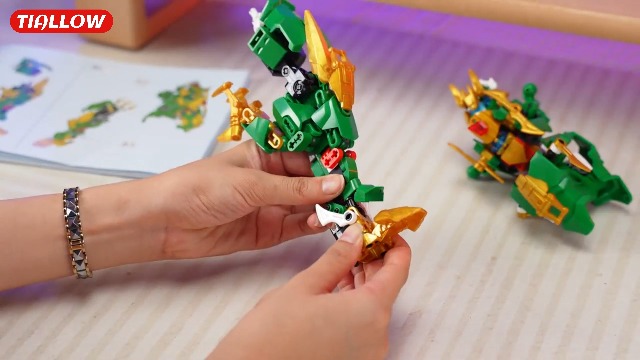 Amazon.com: TIALLOW Transform Robot Dragon Rising Mech Building