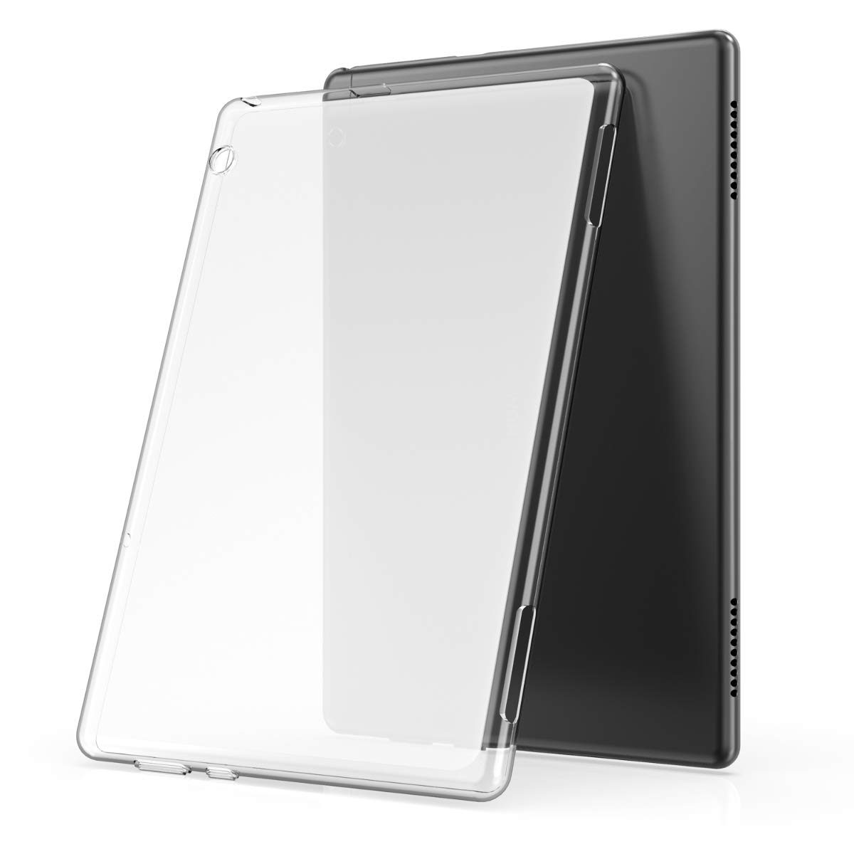 kwmobile Custodia Protettiva Tablet Compatibile con Huawei MediaPad T5 10 Cover - Cover Trasparente Morbida Silicone Tablet trasparente