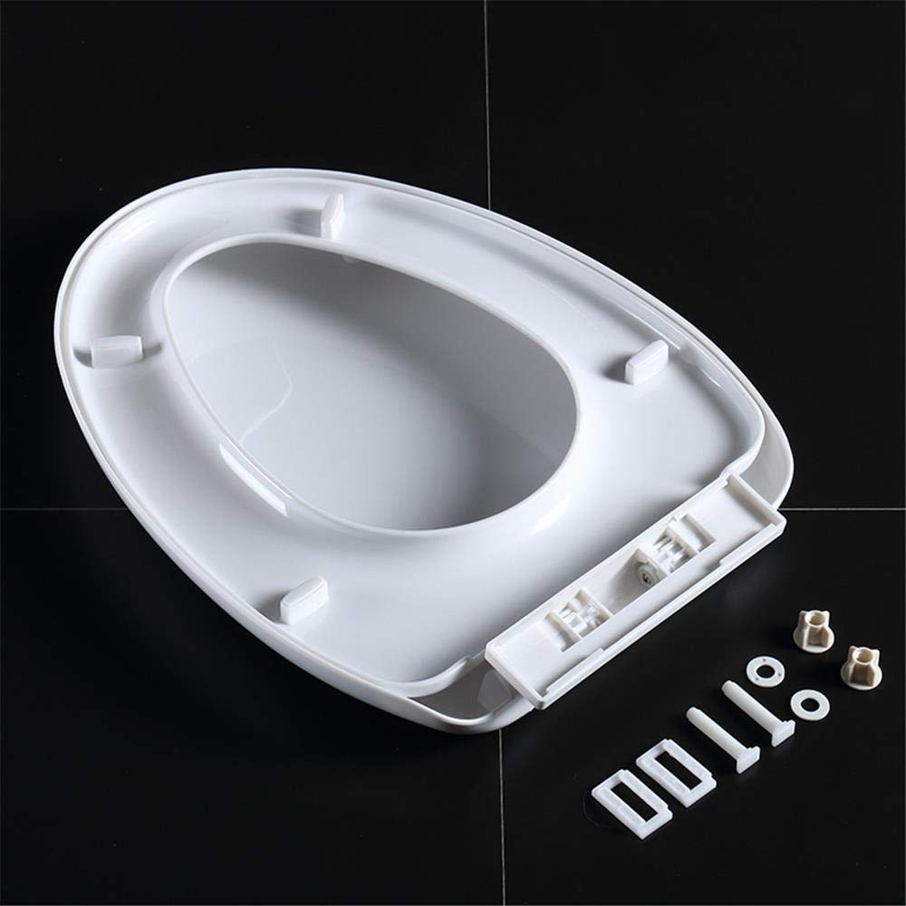 Sedile WC - Sedile WC per bambini dispositivo discendente muto spessa Anello a forma di V Raccordi a doppio fissaggio Facile da installare