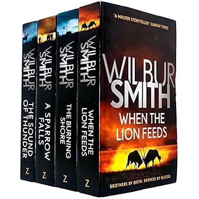 Courtney Family Novels Series Books 1 - 4 Collection Set by Wilbur Smith