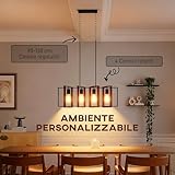 Zoom IMG-2 homcom lampadario a sospensione stile Zoom IMG-2 homcom lampadario a sospensione stile