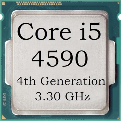 Image of CORE I5 4590 (4TH Generation) Processor 3.30 GHz LGA 1150 core 4 Thread 4 Socket Desktop Processor (Silver) AD Enterprises
