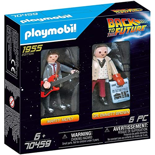 PLAYMOBIL Back to the Future Back to the Future Marty Mcfly y Dr. Emmett Brown, A partir de 6 años (70459)