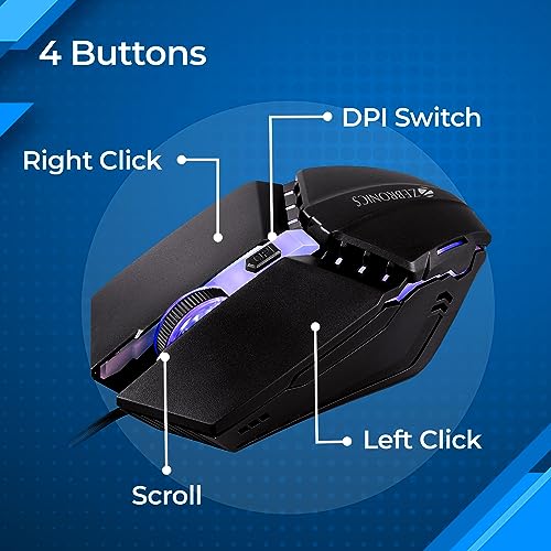 ZEBRONICS PHERO Wired Gaming Mouse — photo 7