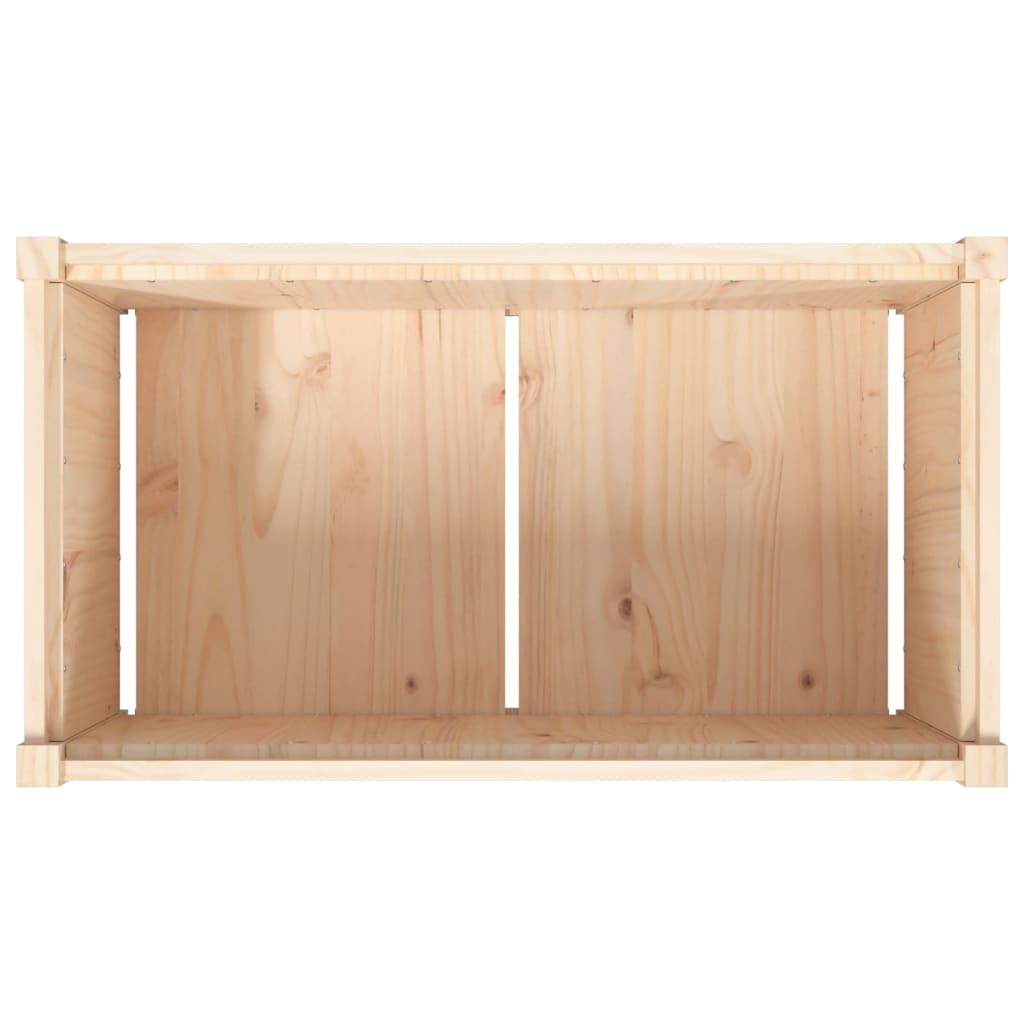 vidaXL Jardinière d'extérieur 90x50x50 cm Bois de pin Massif