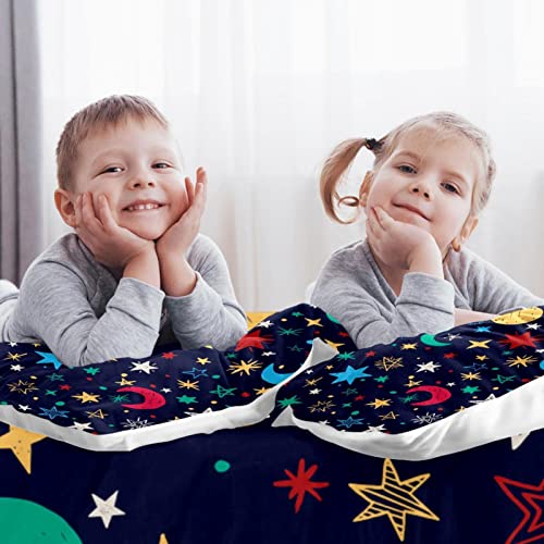 Housse de couette galaxie avec 2 taies d'oreiller lit double