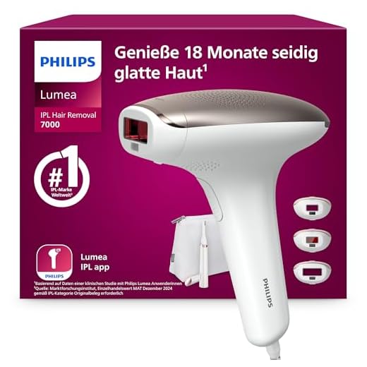 Philips Lumea Advanced IPL Haarentfernungsgerät BRI923 – Lichtbasierte Haarentfernung für langanhaltend glatte Haut - inkl. 3 spezieller Aufsätze für Körper, Gesicht, Bikini-Zone