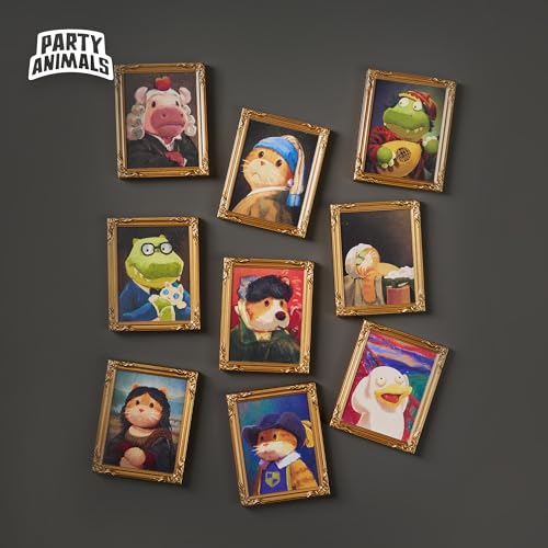Imán decorativo rectangular Party Animals con diseño artístico miniatura 6