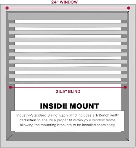 Miniatura 10 de Lotus & Windoware Persiana de oscurecimiento de habitación de madera sintética de 2-12 pulgadas de largo, 27 pulgadas de ancho x 60 pulgadas de