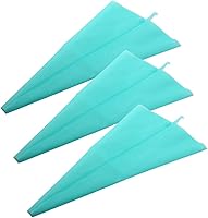 Jennice House 3-Pack 16-Inch Reusable Silicone Pastry Bags - Food-Grade Icing Piping Bags for Cake Cookie Decorating