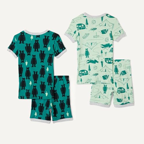 Image of Amazon Essentials Babies, Toddlers and Boys' Snug-Fit Cotton Pajama Set, Multipacks