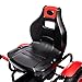Aosom Kids Pedal Go Kart, Outdoor Ride on Toys with Adjustable Seat, Sharp Handling, Handbrake, 4 Non-Slip Rubber Wheels for Boys & Girls Aged 5-12 Years Old, Red
