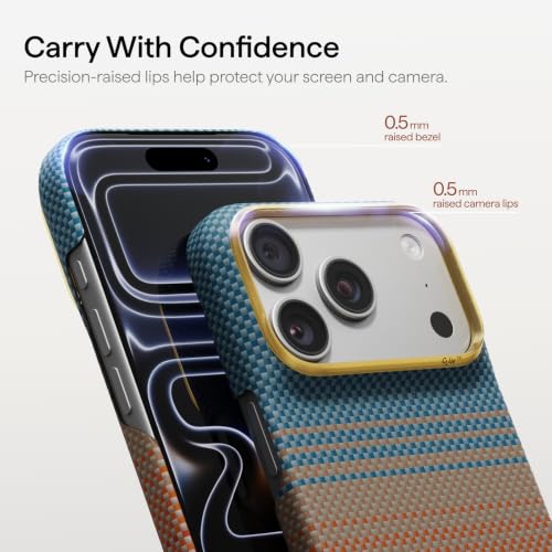 Image of pitaka for iPhone Pro Max Case 6.9 inch, Caseless Feeling, California Dream