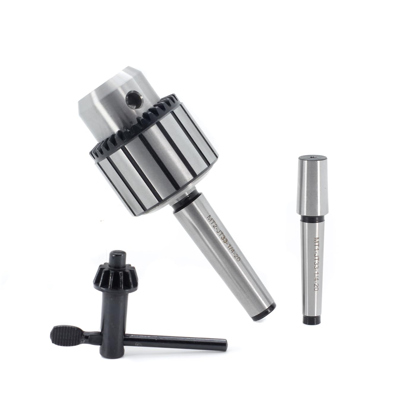 Drill Chuck JESTUOUS JT33 Key Type 1/2 Inch(1-13mm) with MT1 MT2