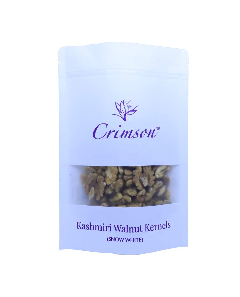 Crimson Kashmiri Walnut Kernels (Akhrot Giri) Without Shell 500g - Walnut Kernels