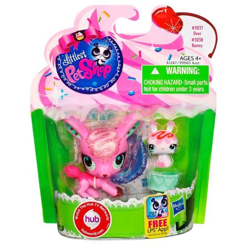 Littlest Pet Shop Totally Talented Pets Deer & Bunny Friend