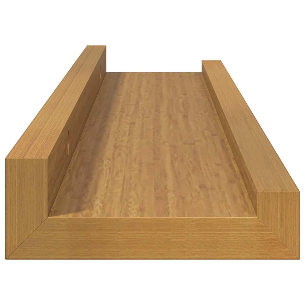Set di 4 mensole da parete beige, 40 x 9 x 3 cm, moderne mensole sospese in legno, minimalista, per soggiorno, camera da letto e ufficio, portata fino a 5 kg per ripiano